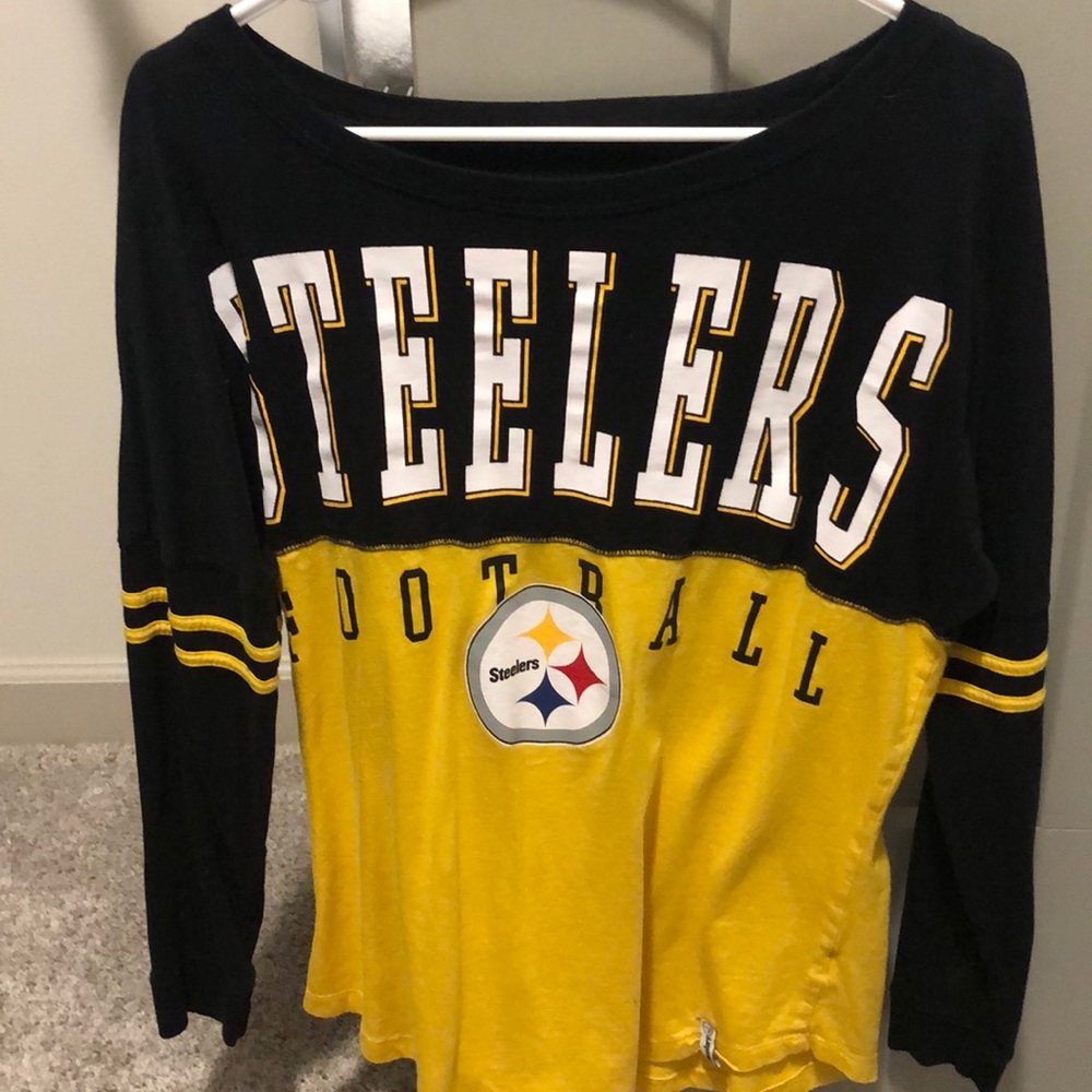 Steelers football long sleeve tshirt